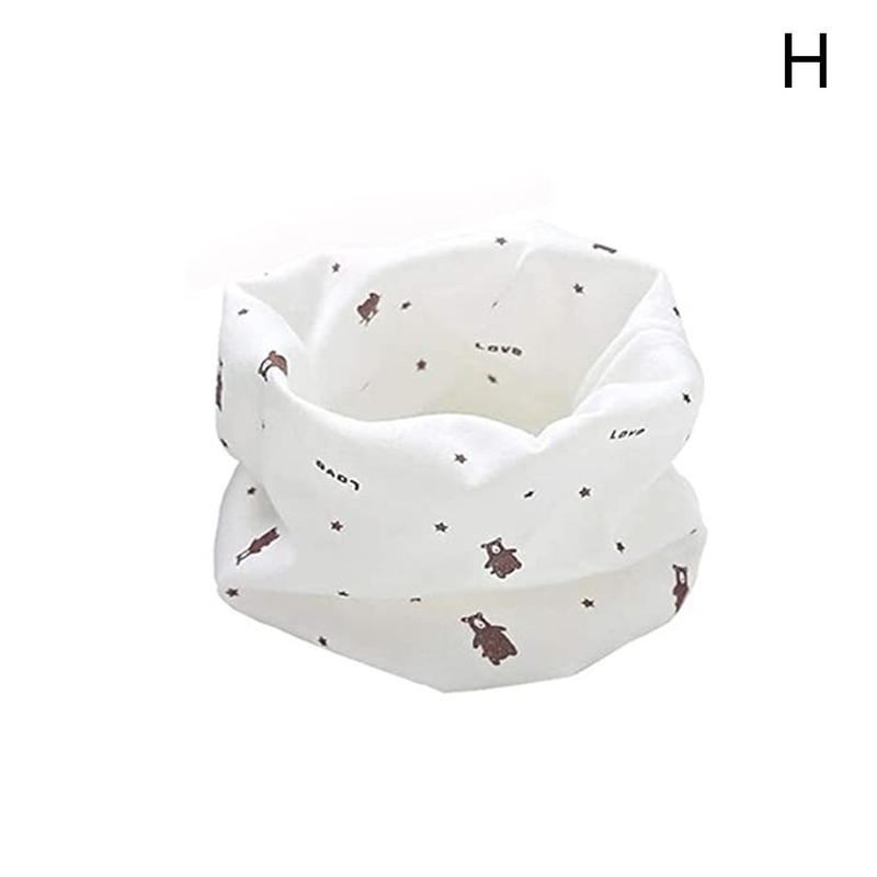 Baumwolle freundlicher Schal Gedruckt Karikatur Plaid Ring warm Für EINE freundlicher Schals Junge Winter Mädchen Art F3T1: H