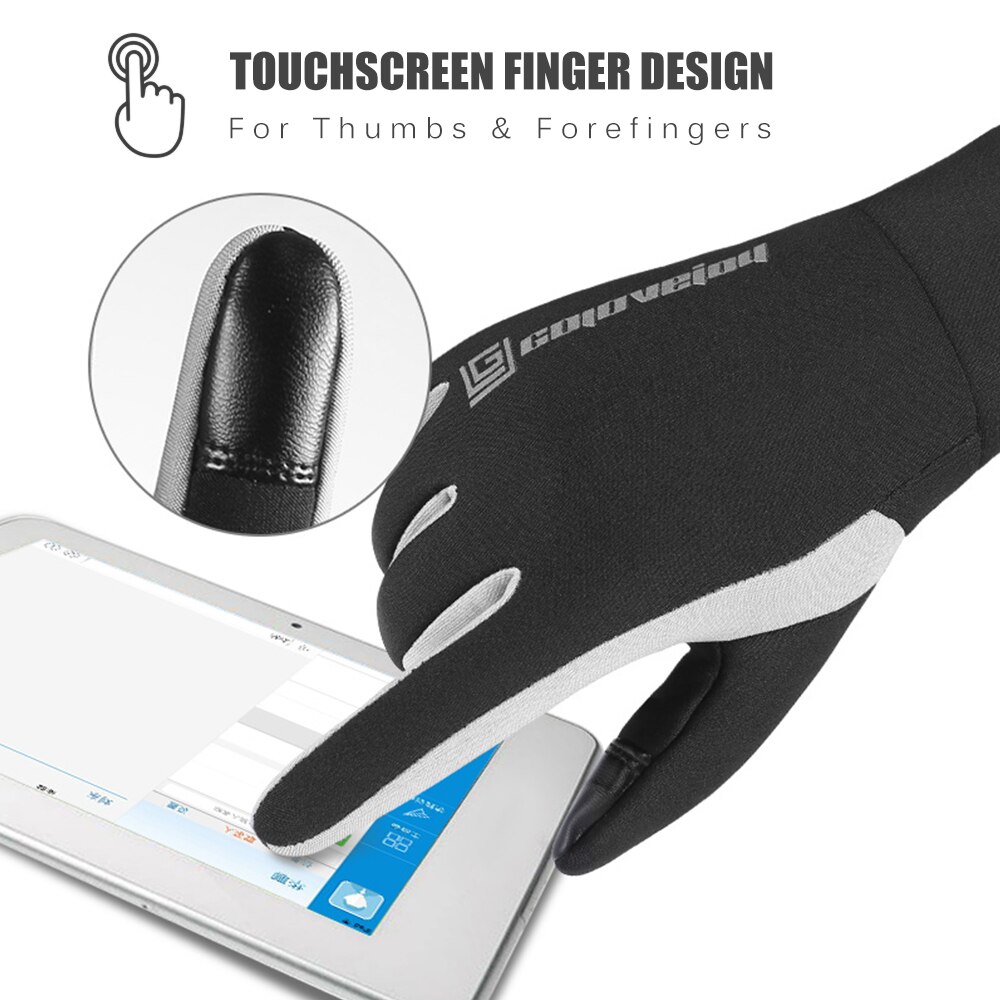 Koudebestendige unisex winterwarme handschoenen met dunne polarfleece voering sporthandschoenen heren dames touchscreen handschoenen winddicht