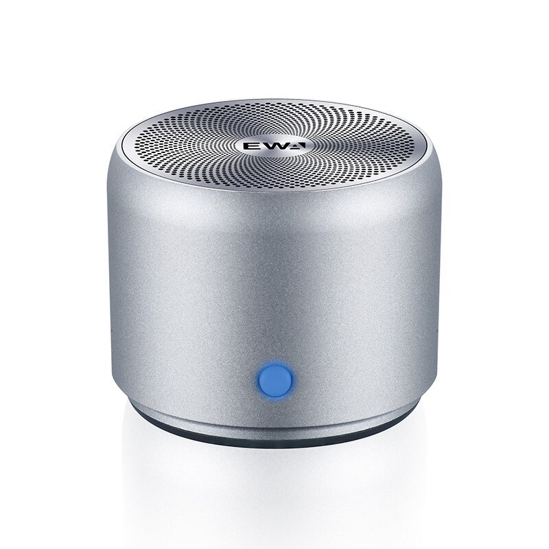EWA A106 Pro IP67 Waterproof Bluetooth Speaker Portable Wireless Speaker With Carry Case Bass Radiator For Outdoor Music Center: Silver