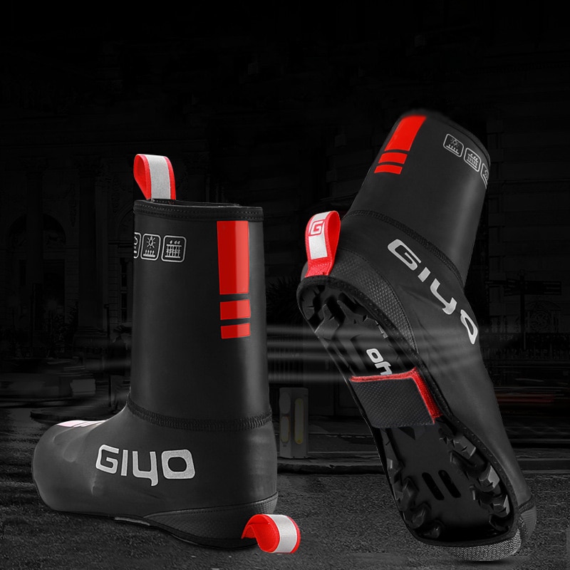 Giyo fiets overschoenen waterdicht winddicht regenbestendig fleece mtb racefiets warme fietsschoenen overschoenen fiets winter thermische beschermer