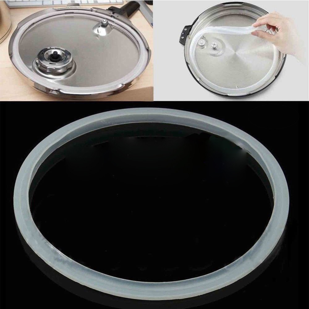 24cm Practial Pressure Cookers White Silicone Rubber Gasket Sealing Ring Pressure Cooker Seal Ring Kitchen Cooking Tools