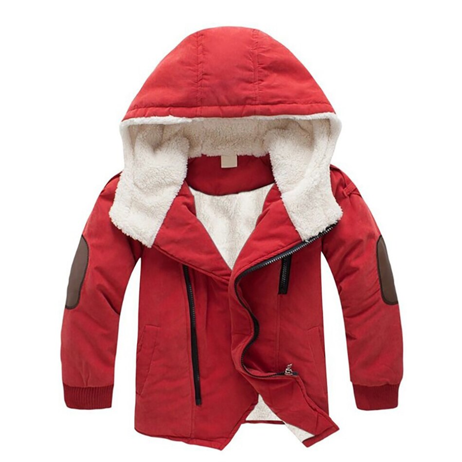 freundlicher Oberbekleidung Warme Mantel Sportliche freundlicher Kleidung Winddicht Verdicken Jungen Baumwolle-Gepolsterte Jacken Herbst Winter 3-12T JYF: B / 3-4T (Größe 110)
