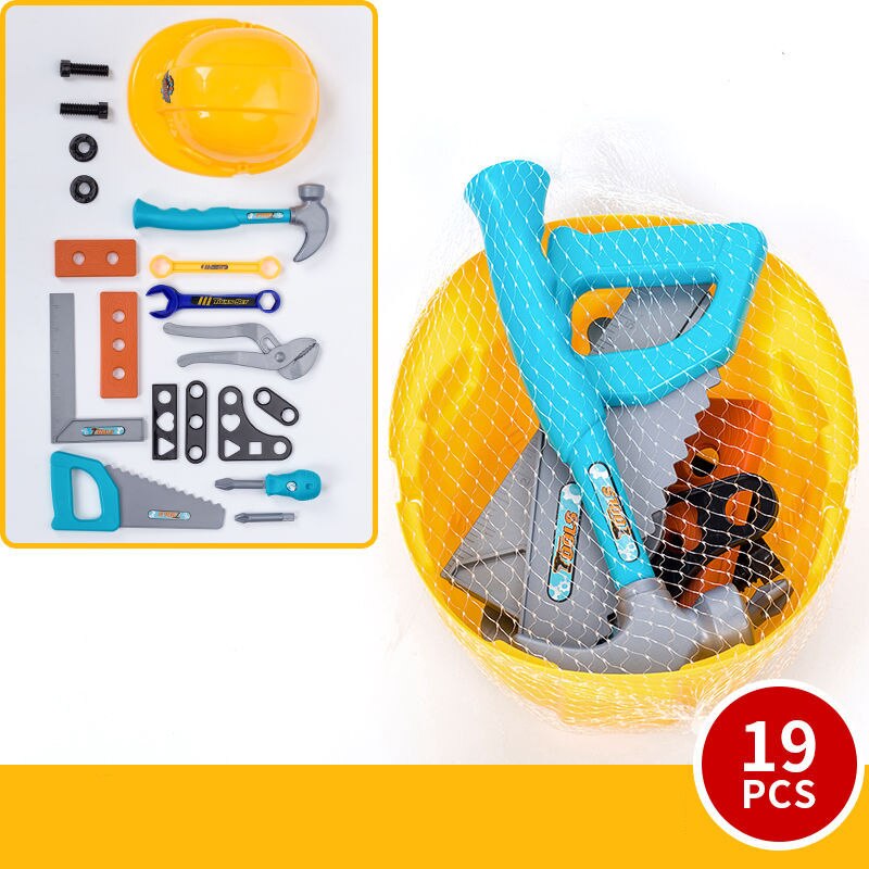 Kids Toolbox Kit Educational Toys Simulation Repair Tools Toys Drill Plastic Game Learning Engineering Puzzle Toys For Boy