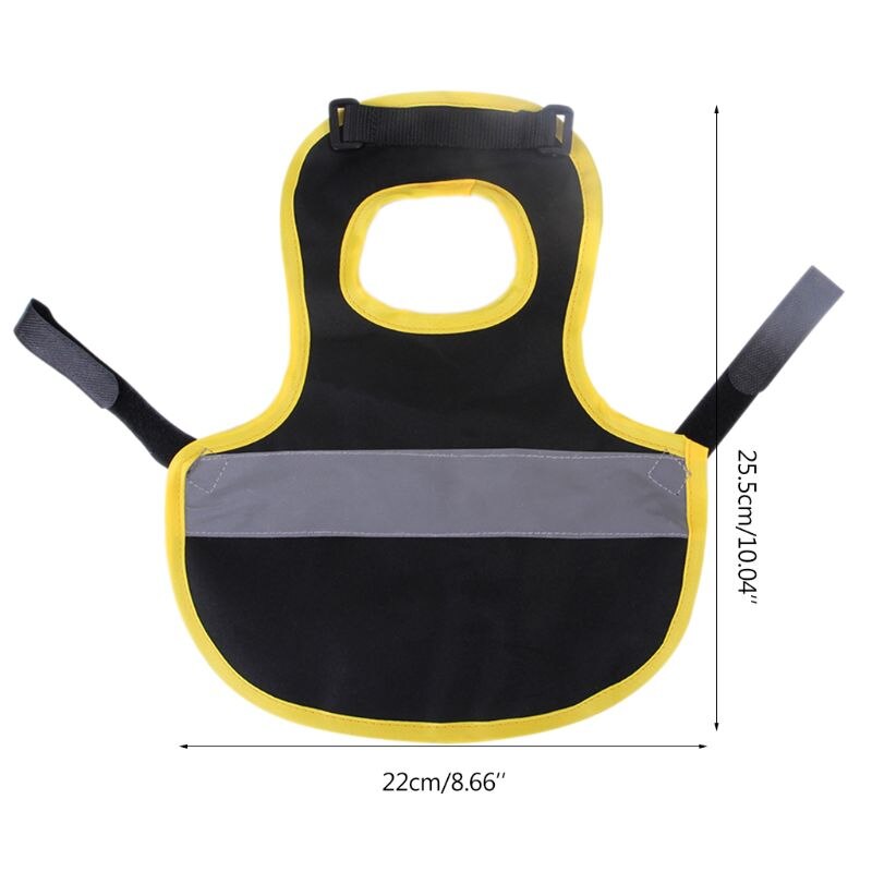 Hen Apron Chicken Duck Vest Pet Poultry Clothes Hen Saddle Apron Single Strap M6CE