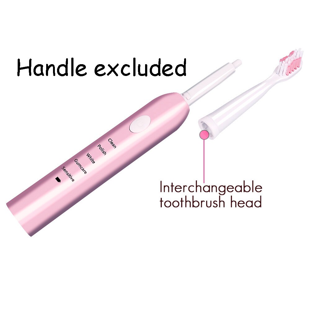 Replacement toothbrush head, Soft hair brush head, Detachable toothbrush head