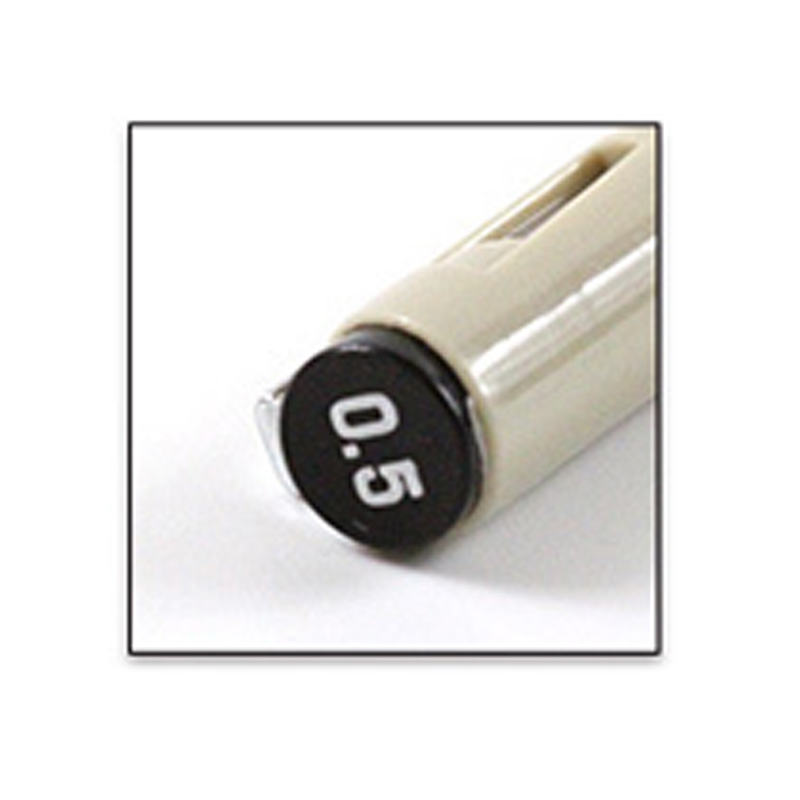 1pcs Colors Micron Line Fineliner Drawing Pen Set 05mm Fine Point Pen Waterproof Technical Pens Markers Sketching Artist Manga: black