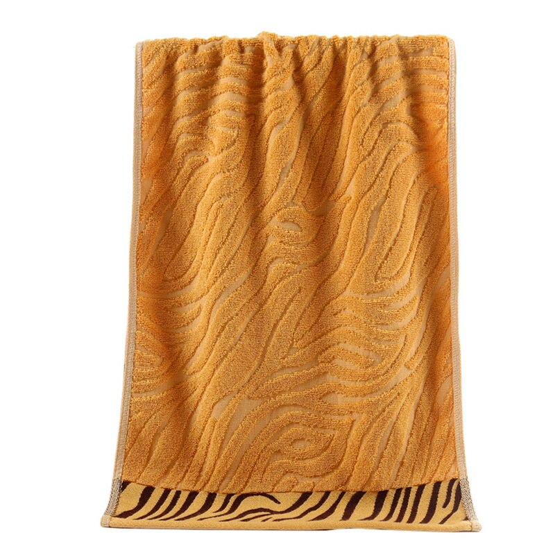 Urijk 1pc Embroidery Lavender Towel High Absorbent Towels Cotton Face Towels Bath Towel For Adults Washcloths: coffee 75x34cm