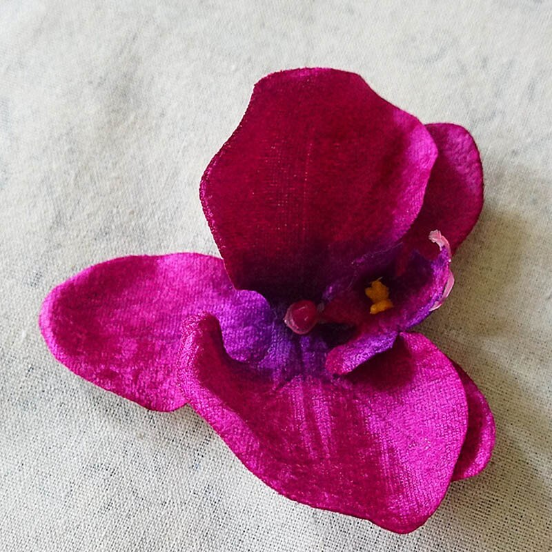 10 stk sommerfugl orkidé scrapbooking bryllup blomst væg brude tilbehør diy kasse sko hat dekoration kunstige blomster: 1