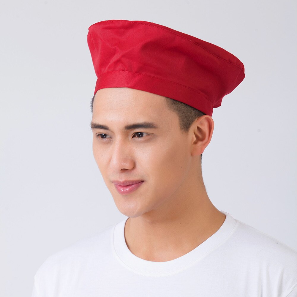 3 kleuren Chef Ober Hoeden Korea Stijl Volwassenen Restaurant Hotel Bakkerij Sushi Chef Fornuis Werkkleding Effen Cap