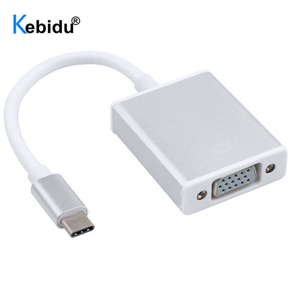 1080P Type C Naar Vga Kabel Adapter Man-vrouw USB-C Hdmi Kabel Voor Macbook Pro Projector Monitor Tv