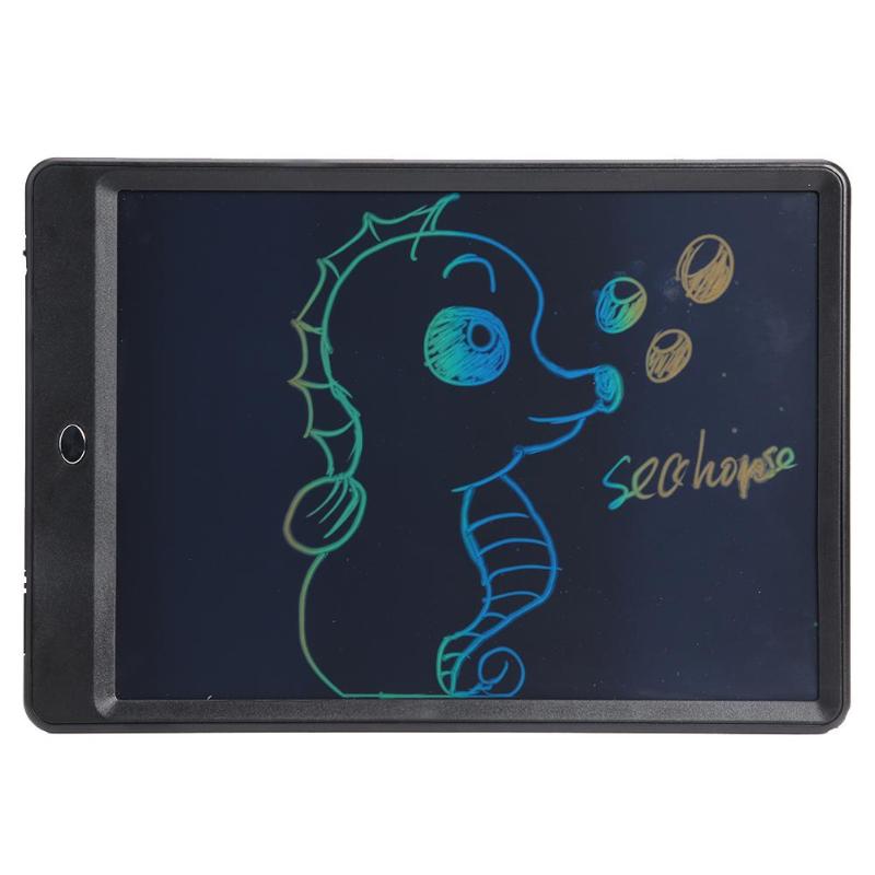 8.5/10/12inch Ultra-thin LCD Screen Drawing Tablet Board Electronic Handwriting Pad Kids LCD Writing Painting Board for Children: 10 inch Black