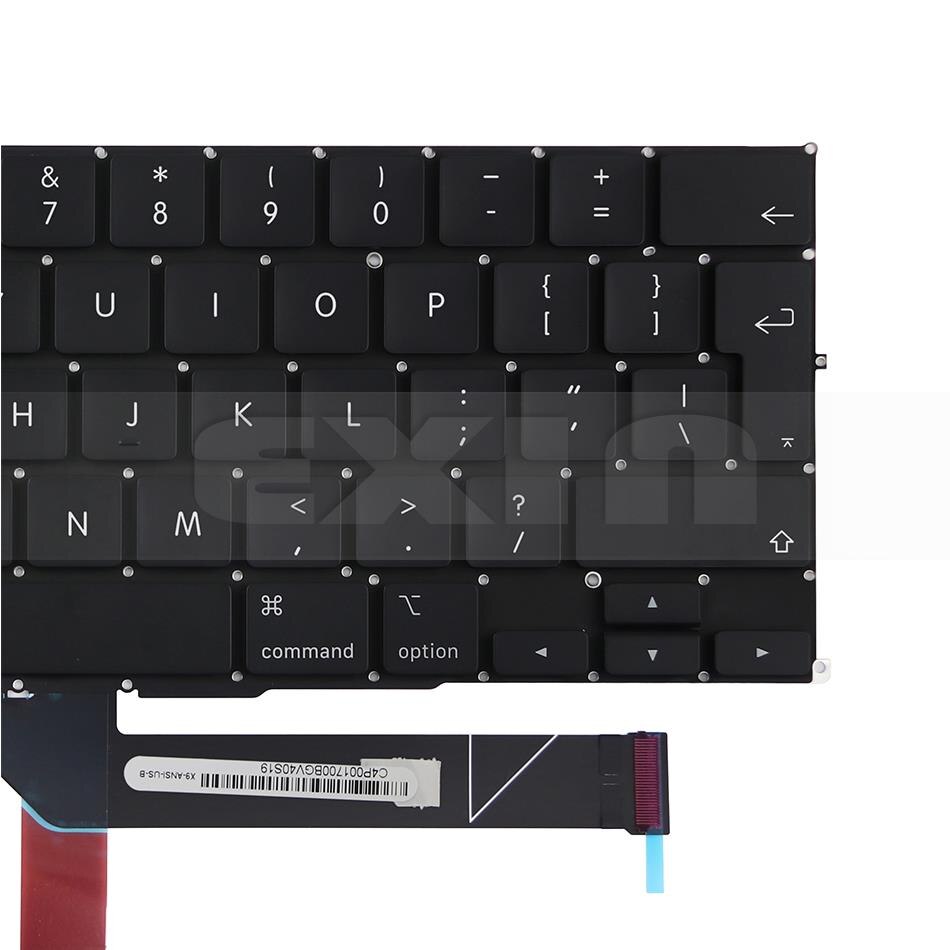 teclado A2141 EU UK US inglés FR francés ruso español alemán italiano danés para MacBook Pro Retina 16 "A2141 año