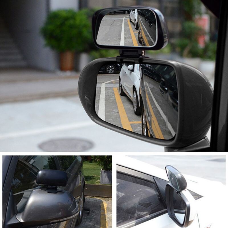 1Picecs Auto Dodehoekspiegel Rotatie Verstelbare Achteruitkijkspiegel Groothoek Lens Voor Parking Extra Auto Spiegel