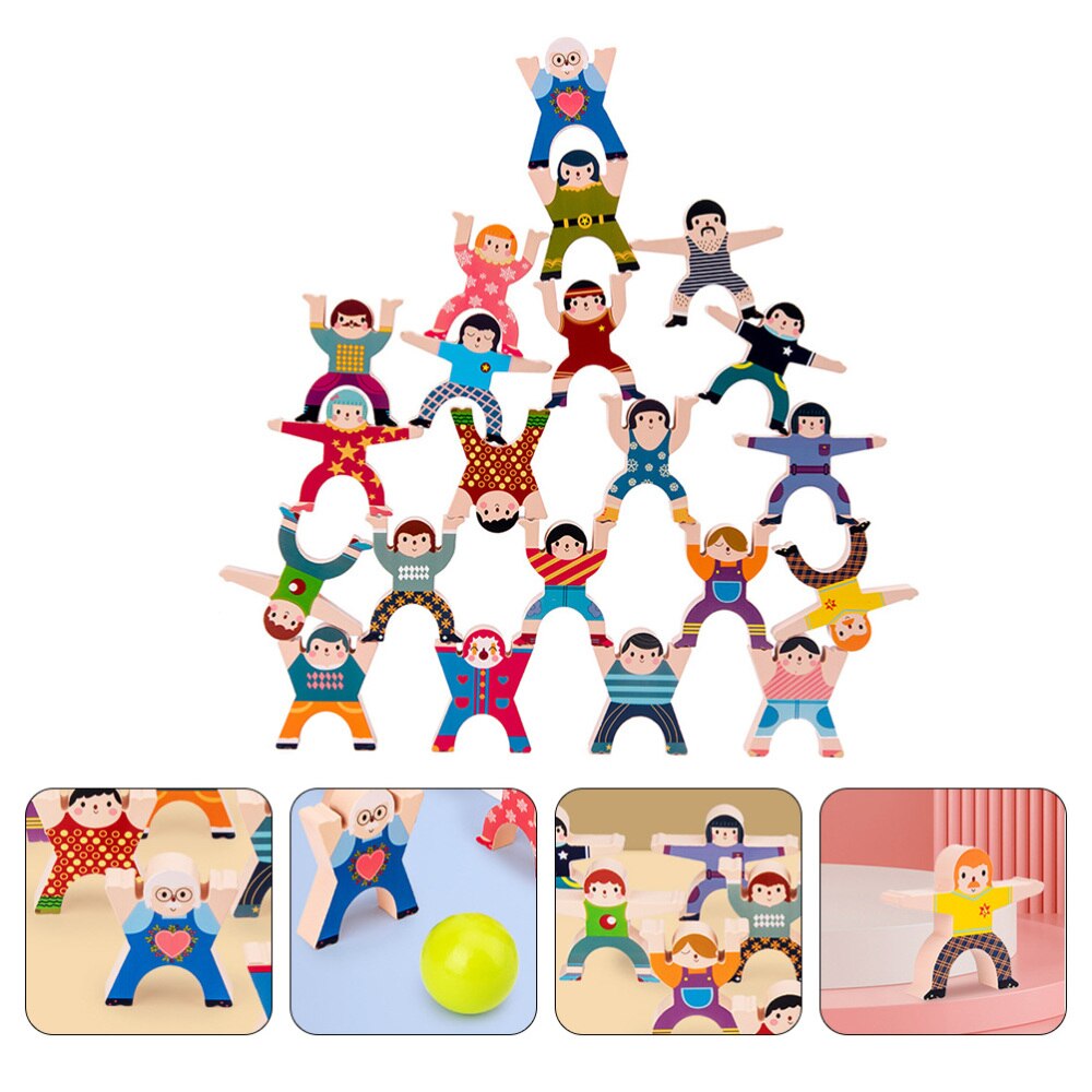 1 set speelgoed, duurzaam, grappig, praktisch, educatief stapelspeelgoed voor peuters: Default Title