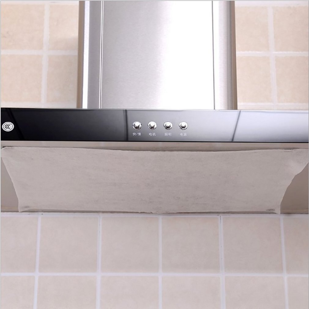 Household Clean Cooking Nonwoven Range Hood Grease Filter Kitchen Supplies Pollution Filter Mesh Range Hood Filter Paper