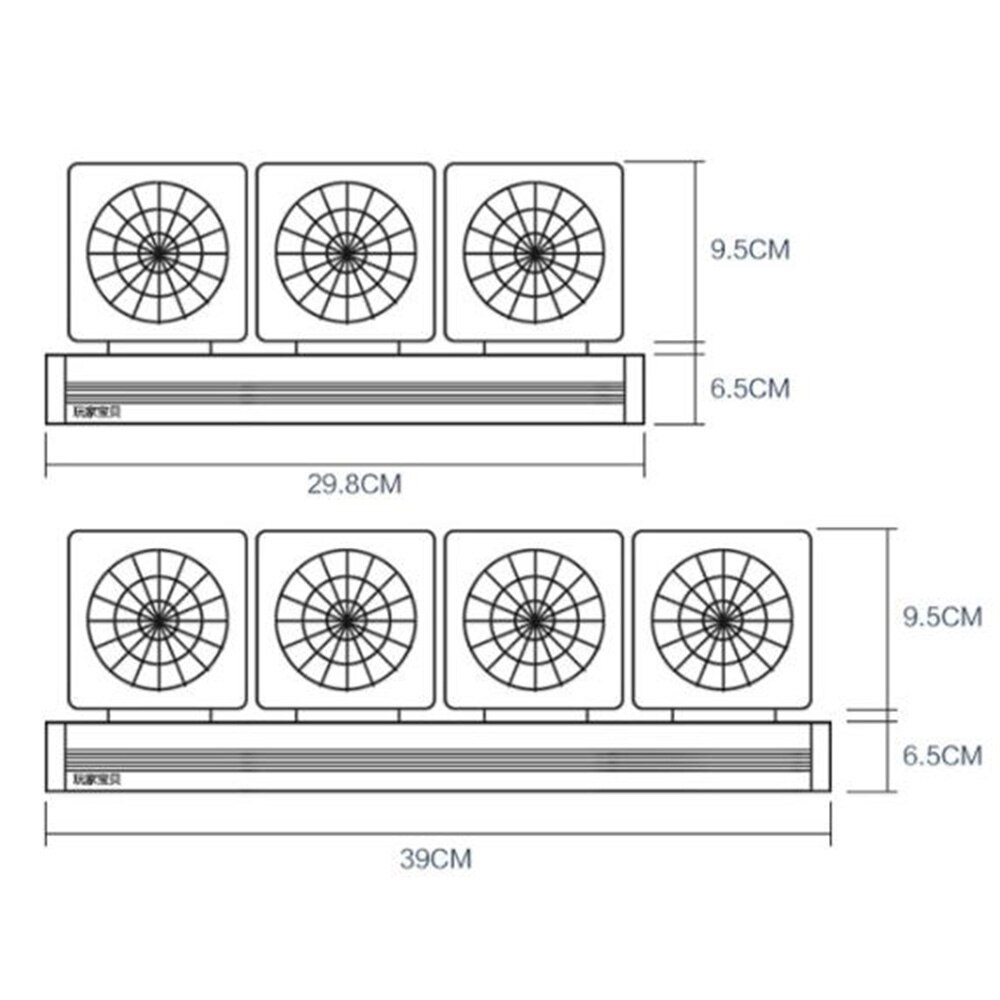 Verstelbare dompelbare aquariumkoeling en koelventilator aquariumkoeling geluidsarme radiator met beschermnet 1/2/3/4/5 koppen