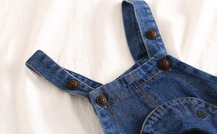Jeans d'automne pour bébés garçons 75-100cm | Tenue denim pour bébés filles, de dessin animé,