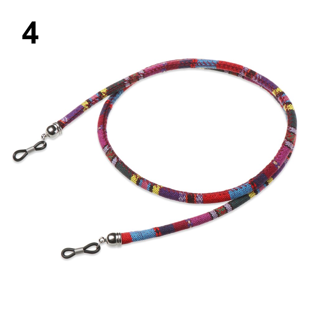Grob Baumwolle Seil Bohemain stil Gläser Kette Ethnische Bunte Lesebrille Schnur Halter Maske Anti-verloren Seil Wandern Werkzeug: 4