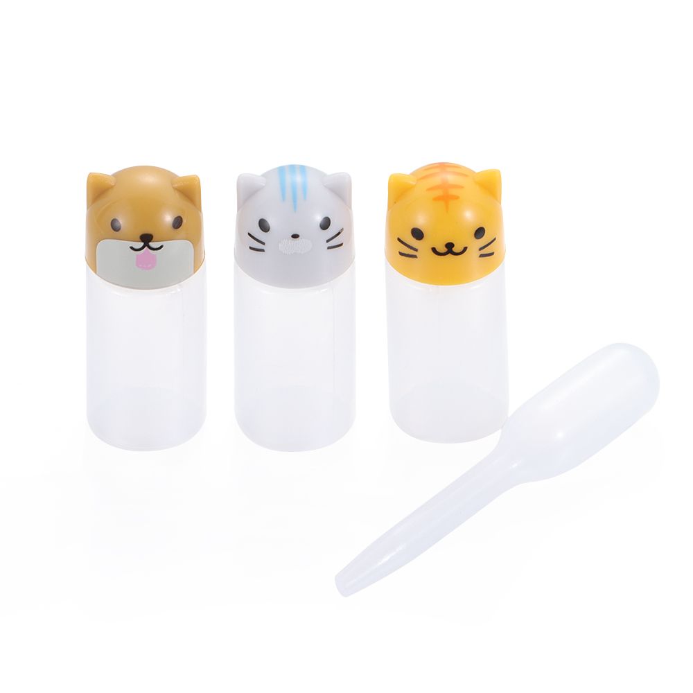 200ml/320ml/450ml/750ml brød bake krydder dispenser flaske diy sjokolade klemme flaske med kork plast kake dekorasjon: mini -4 stk