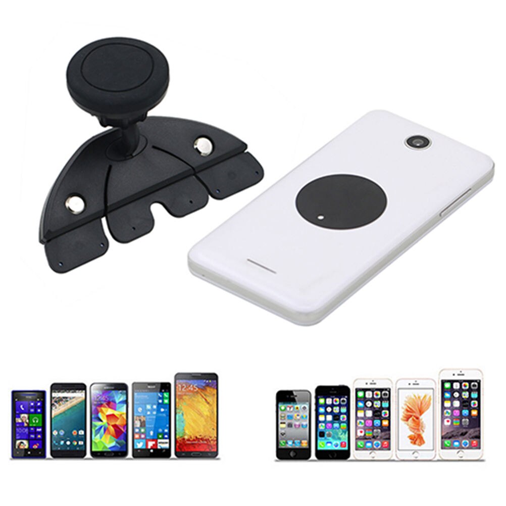 2020 ímã aperto mágico cd slot carro berço-menos suporte de montagem universal para o iphone 360 girando titular do telefone do carro 1pcs