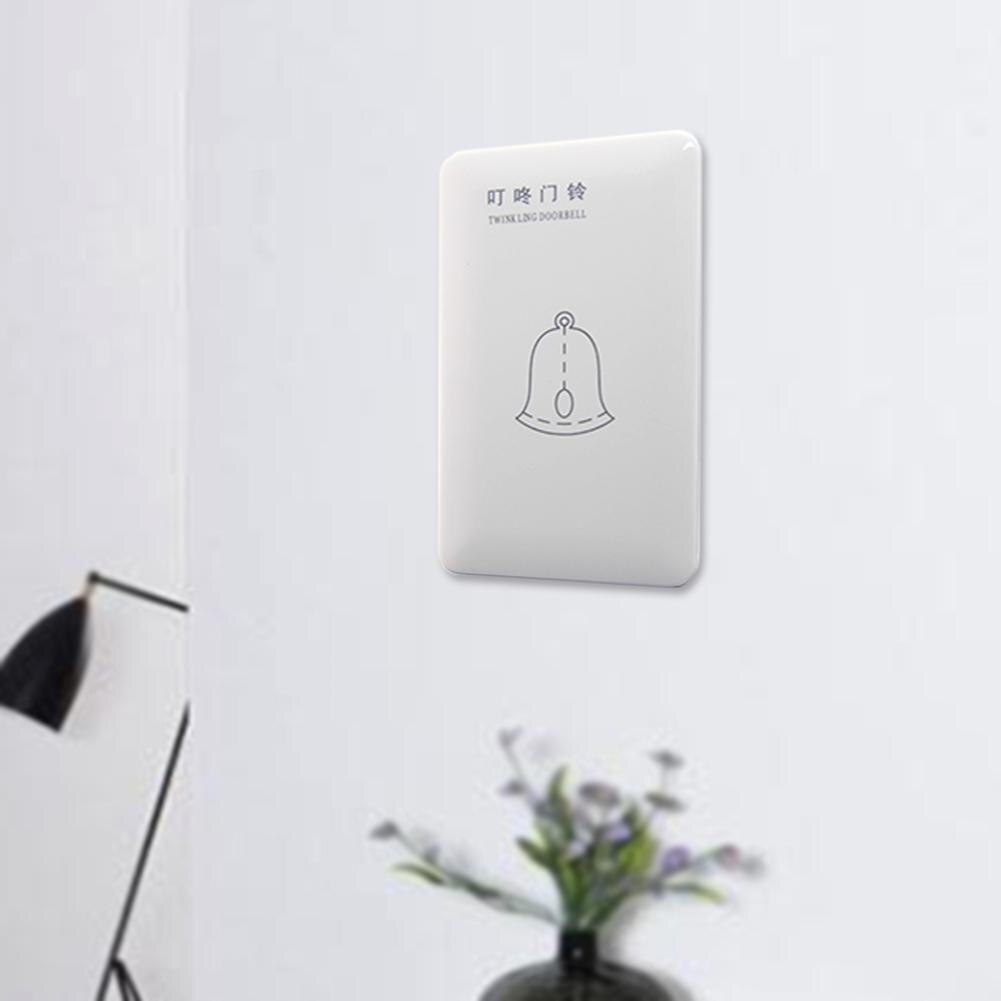 AC 220V Doorbell Strong Electric Sound Hairpin Type Mechanical Household 2 Line Hotel Wired Exchange Wall Mounted Bell