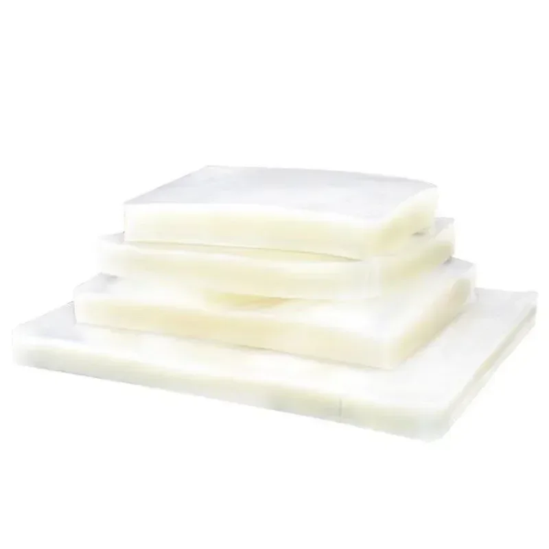 Vakuumförpackningspåsar för livsmedel 50 st vakuumpåsar för matförvaring för vakuumförslutare, tomma påsar som håller maten färsk länge: Beige