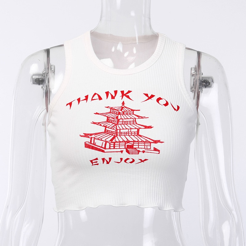 Stickat tryck o neck off shoulder linne sommar kvinnor casual slim streetwear crop top kvinnlig semester klädsel