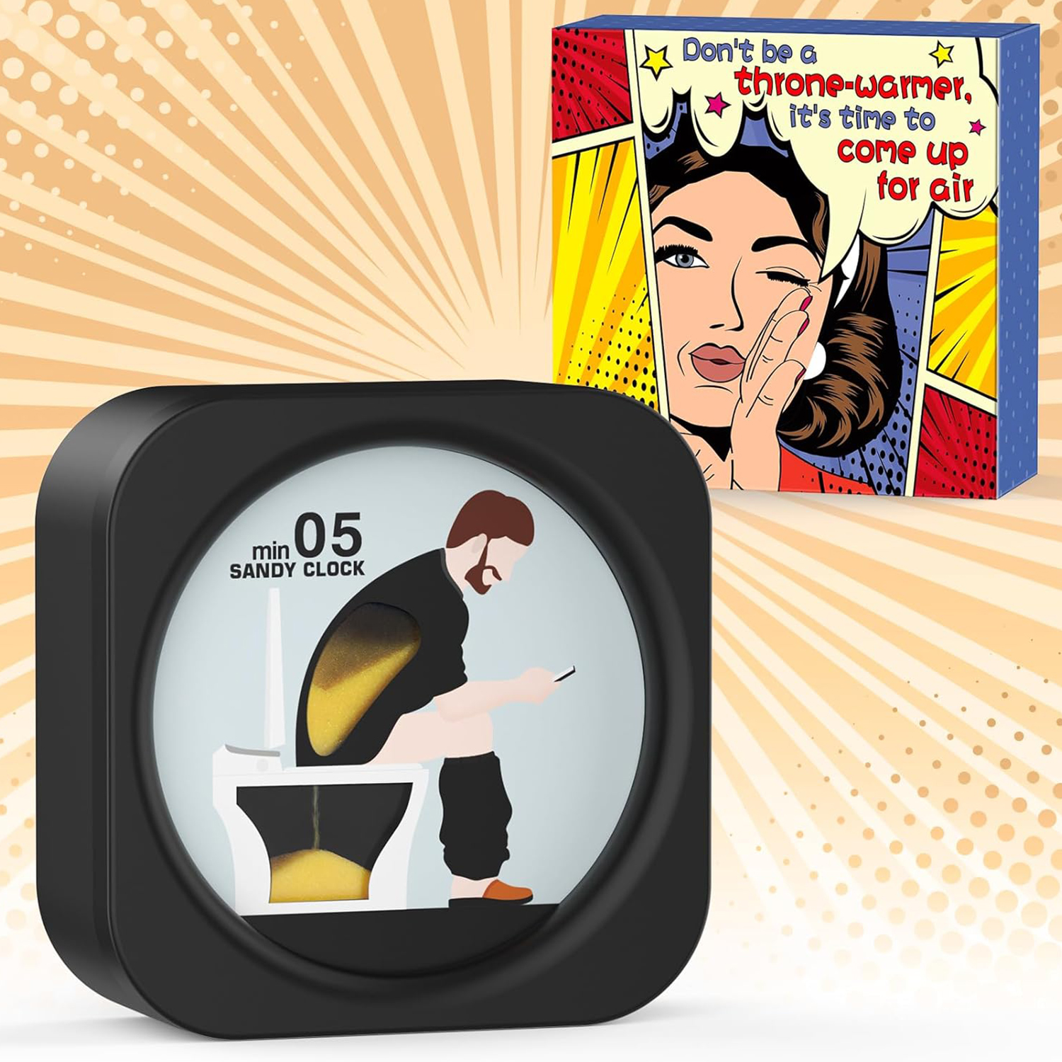 Toilet Hourglass Timer 5 Minute Restroom Sand Cloc... – Grandado