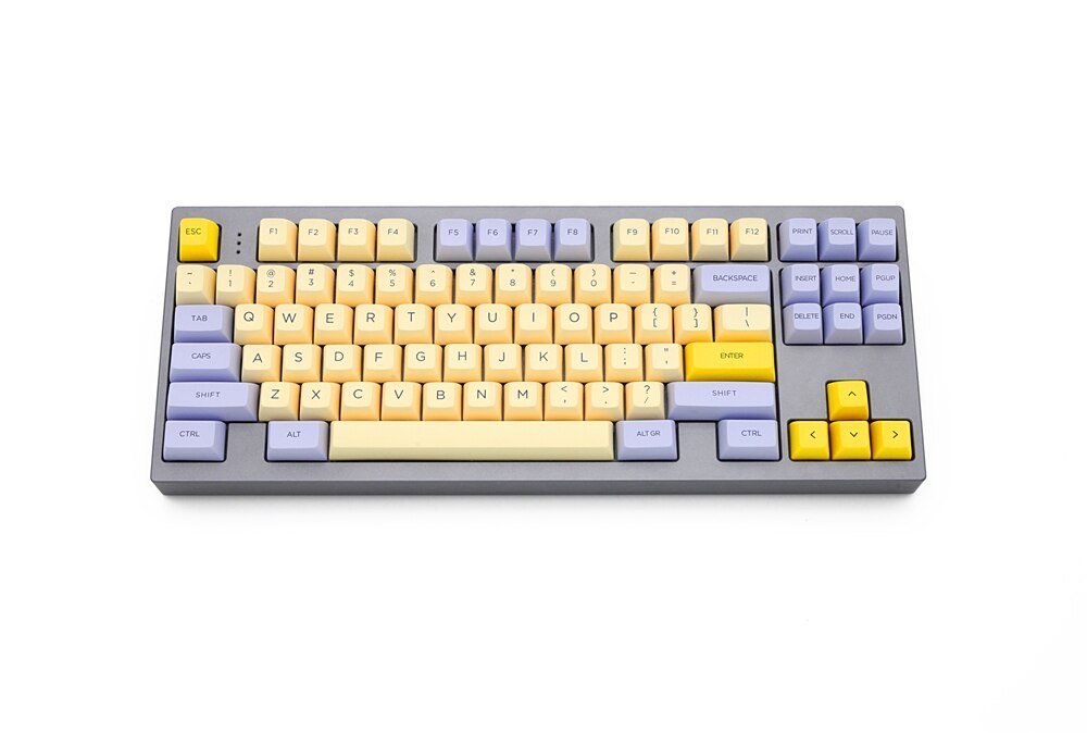 Xd64 Keyboard SA profile Dye Sub Keycap Set PBT plastic lily bei... – Vicedeal