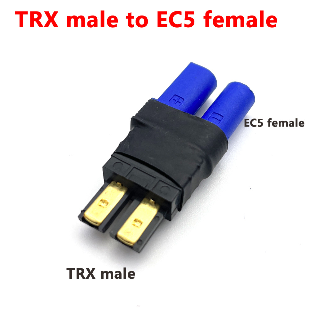 Adaptador EC5 a XT60 XT90 TRX T, conectores hembra/macho, piezas de Control de batería Lipo RC, conector DIY, 1 Uds.