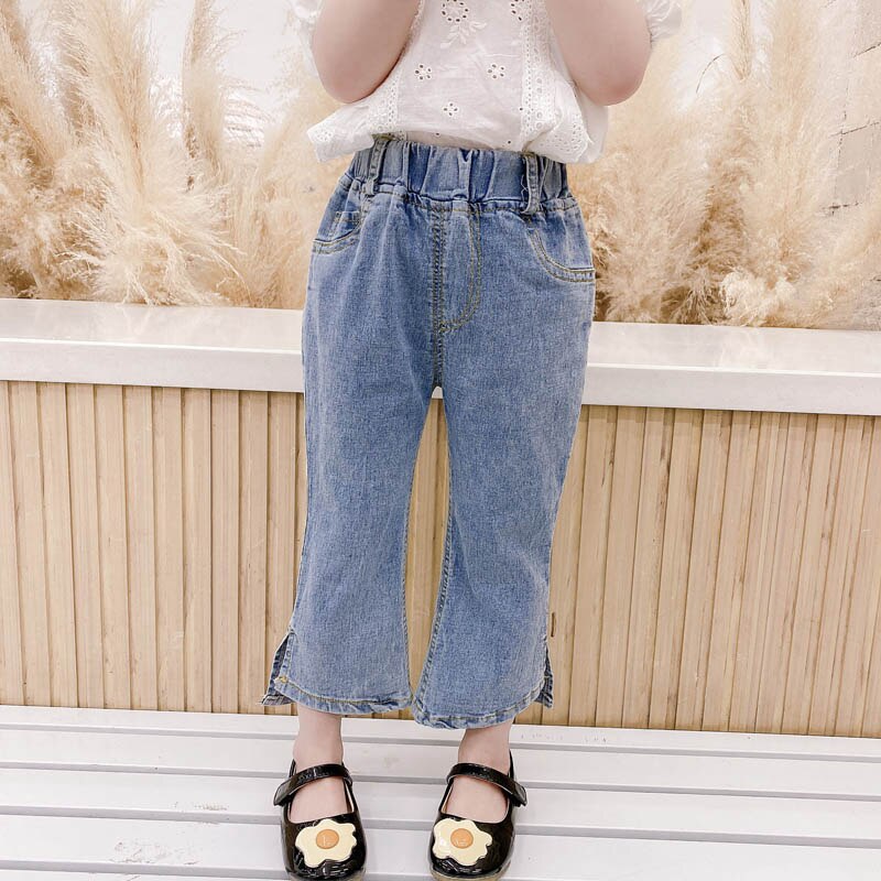 Kids Jeans Solid Color Toddler Jeans Casual Style Kids Jeans Girls Spring Autumn Kid Clothes: 6
