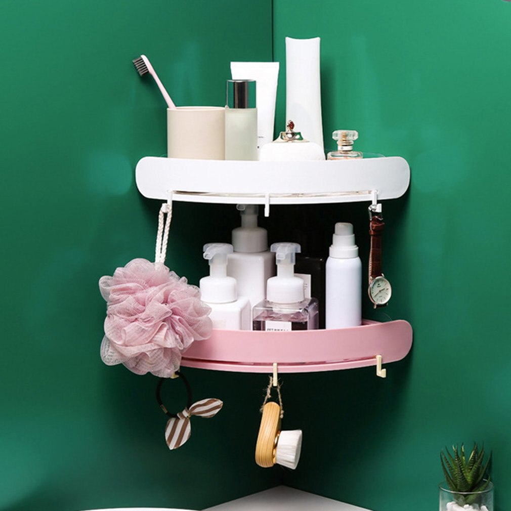 Punch-free Toilet Triangle Shelf Toilet Toilet Vanity Shelf Wall-mounted Bathroom Storage Rack