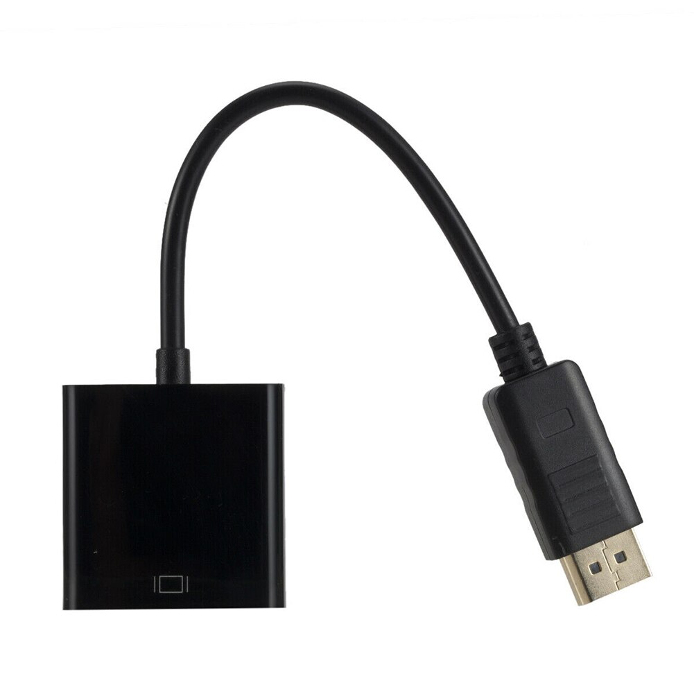 DP Display Port Male to VGA Female Converter Adapter Cable For PC Laptop VGA Adapter Cable Converter: Default Title