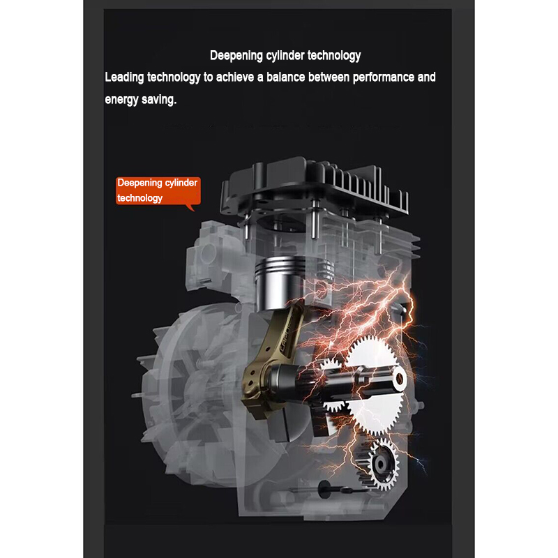 Motor de gasolina de 4 tiempos para desbrozadora con herramientas eléctricas