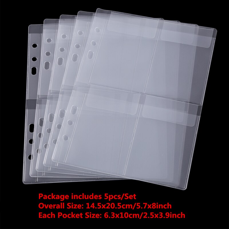 Metal Die Cut Storage Binder Cutting Dies Storage Book Collection For Document Postcard Bank Planner Sticker Card Organizer: black