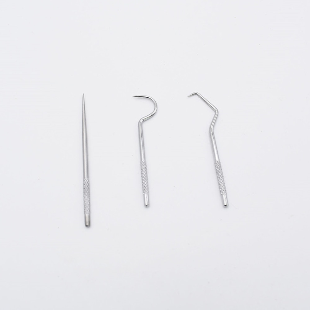 Ensemble de Cure-dents en acier inoxydable, outil de fil dentaire en métal avec support Portable, sceau de voyage domestique, boîte de rangement, Cure-Dent