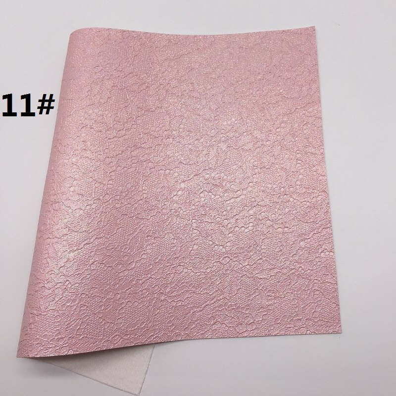1PC 21X29CM Lace Embossed Faux Leather Fabric, Synthetic Leather Sheets, PU Leather For Making Bows LEOsyntheticoDIY T327A