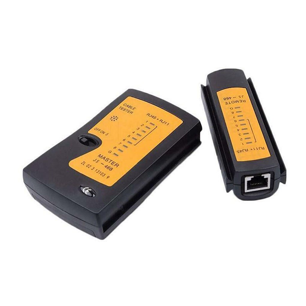 Gadget Network LAN Cable Tester RJ-11/RJ-45 Cables Testing Machine DC 9V 25MA Ethernet Instrument