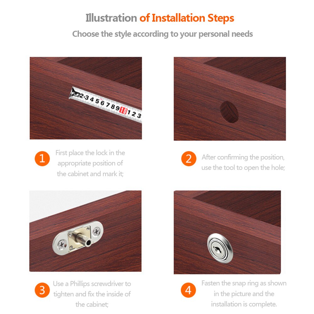 1 Set Door Lock For Cabinet Wooden Door Sliding Door Lock Sliding Door Lock Light Box Lock Window Button Lock