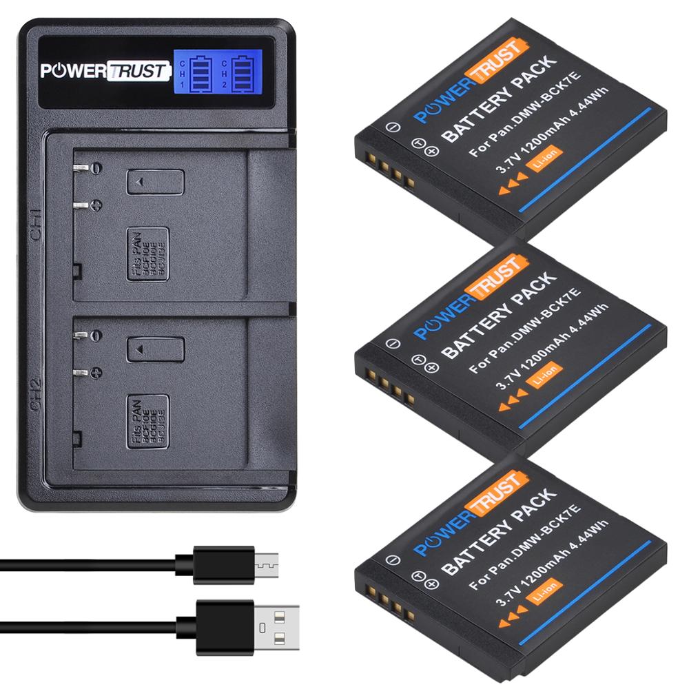 Batterie et chargeur DMW-BCK7 DMW-BCK7E pour Panas... – Grandado
