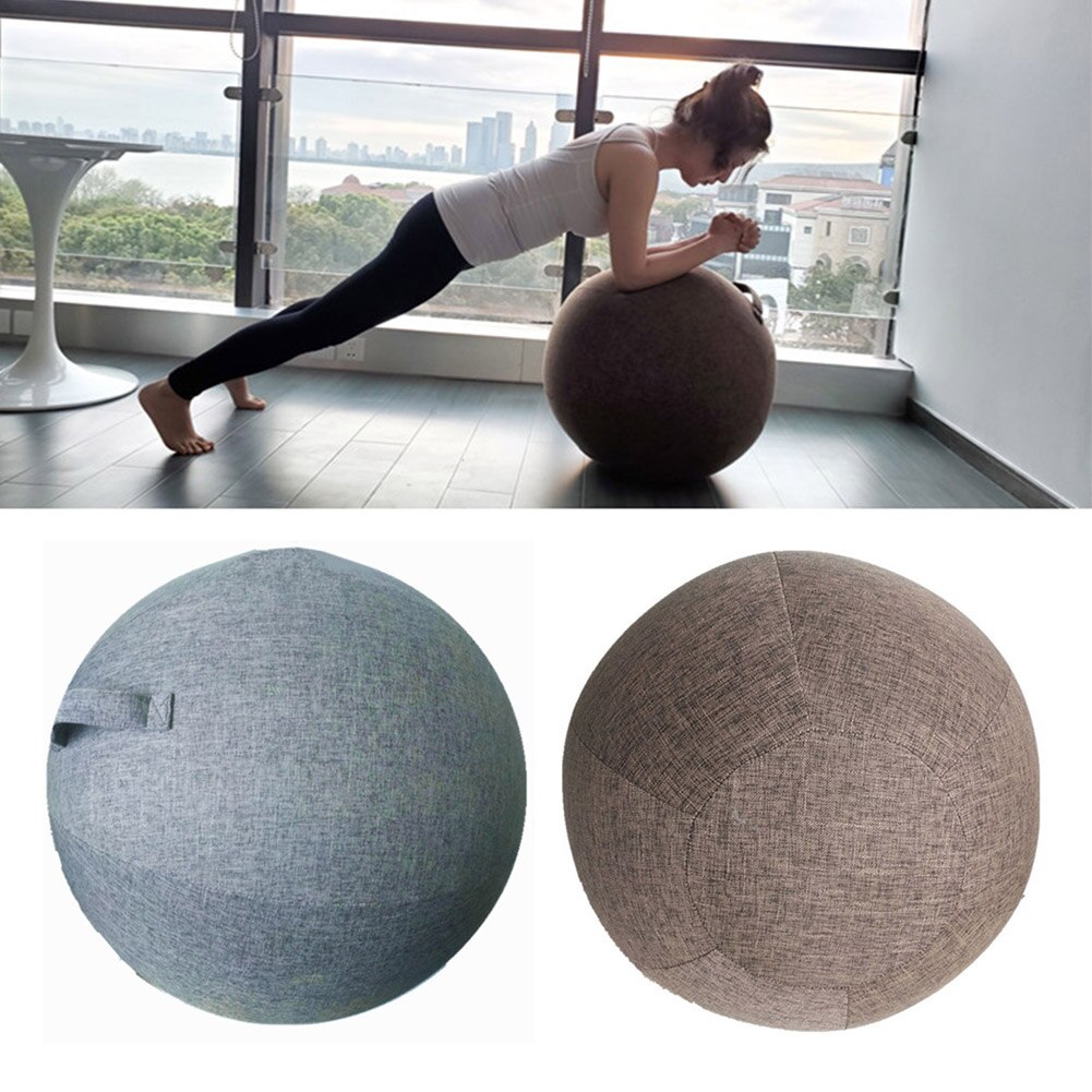 Premium Yoga Bal Beschermende Cover Gym Workout Balance Ball Cover En Onderkant Ring Voor Yoga Gym Oefening Fitness Accessoires