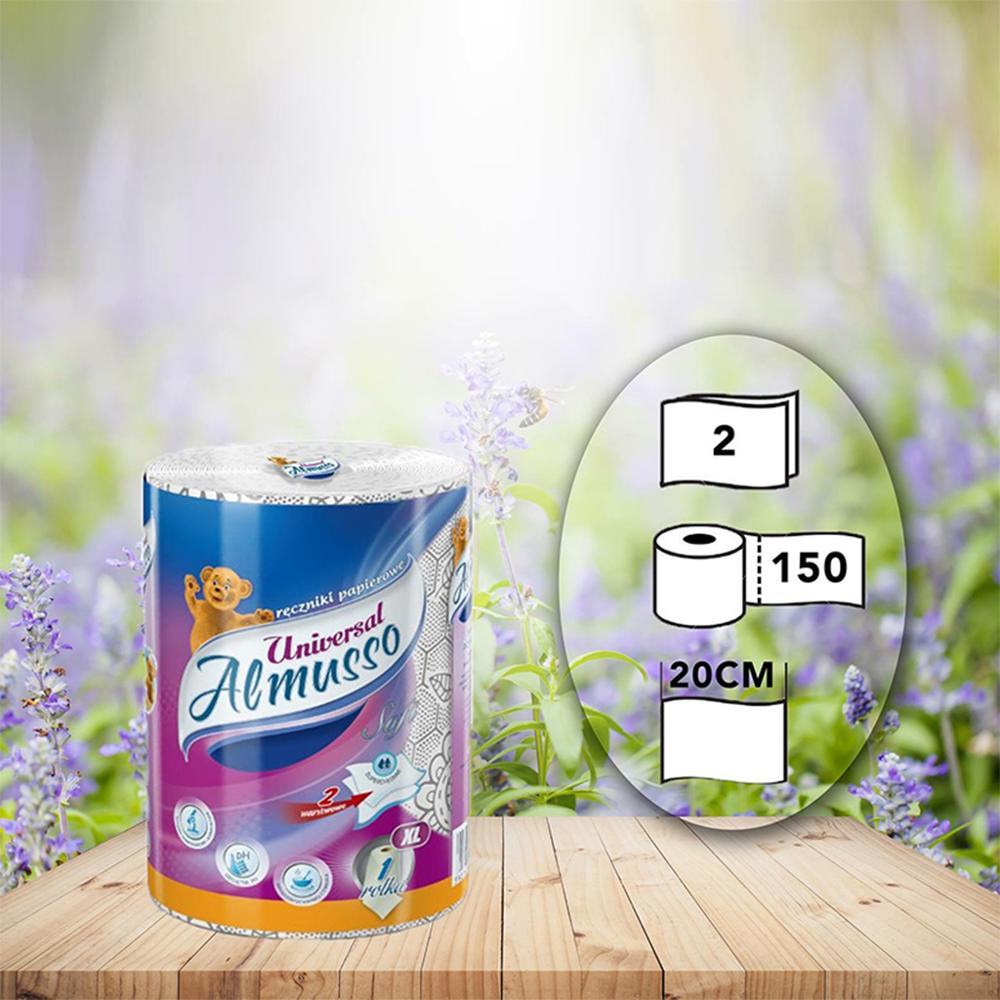 2 Rolls kitchen Toilet Paper,Smooth Soft strong water absorption toilet paper