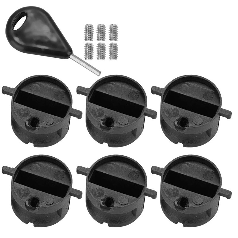 Surfplank Staart Roer Slot Fcs Fin G5 Stekkers Box Met Schroef Key Wrench Voor Surfplank Vervanging Accessoire Onderdelen
