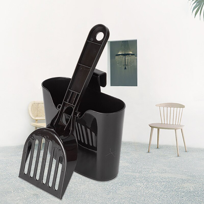 Cat Litter Scoop Set Terrarium Hook Pet Poo PP Shovel Cleaning Sifter