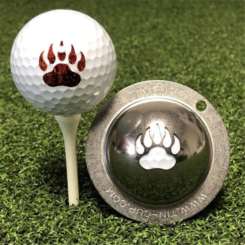 Stainless Steel Golf Ball Alignment Line Marker Draw Template Linear Tool Arrivals: Bear Claw
