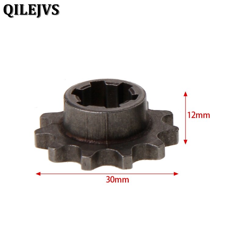 Qilejvs 47cc 49cc motorsykkel skitt sykkel  t8f 8mm 11 14 17 20 tann foran tannhjul kjede kjede tannhjul minimoto