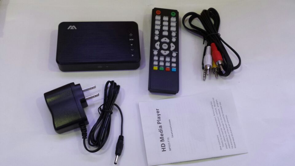 MP023 3D USB Full HD 1080P HDD Media Player HDMI VGA AV Optical HDMI AV USB host MKV H.264 AVI