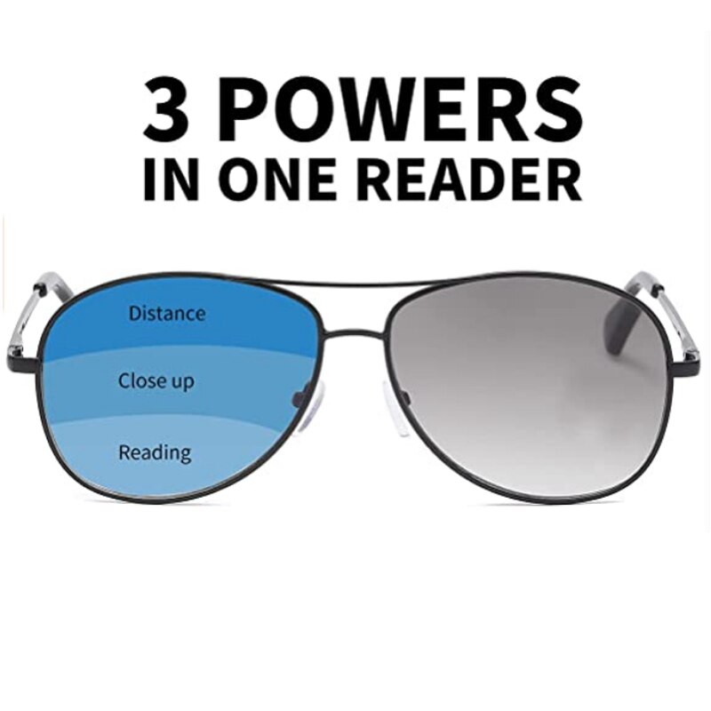 Retro Progressive Multi-Focus Zon Leesbril Mannen Vrouwen Smart Zoom Anti-Blauw Licht Outdoor Full Frame Grijs brillen 2022