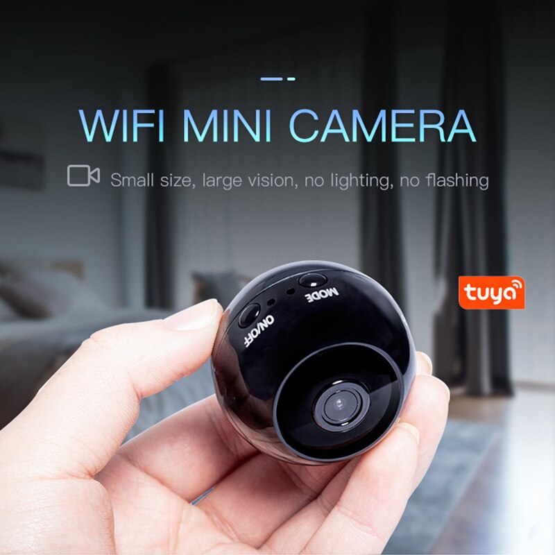 1080P Hd Ip Mini Camera Draadloze Wifi Security Camera Afstandsbediening Bewakingscamera Nachtzicht Mobiele Detectie Camera