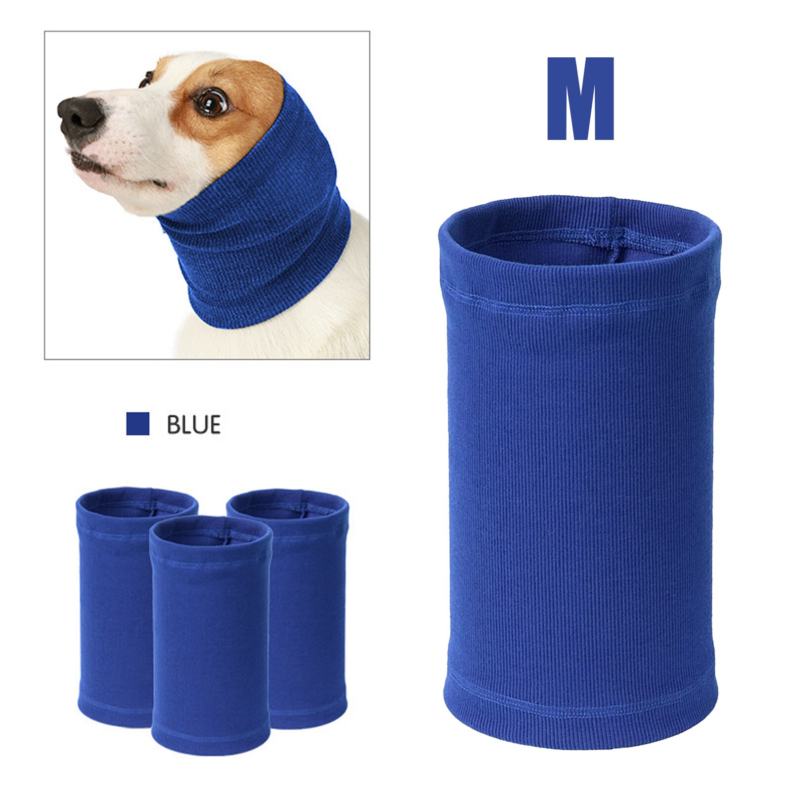 Hond Snood Honden Nek En Oren Warmer Winter Gehoorbeschermers Noise Bescherming Oor Wraps Voor Honden Huisdier Knit Haken Hoodie sjaal Oorbeschermer: M